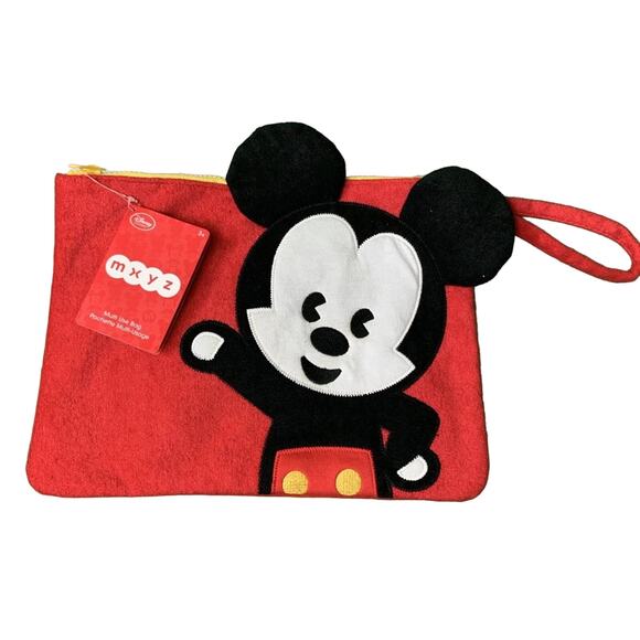 Disney Handbags - Disney Mickey Mouse Large Red Pochette NEW
